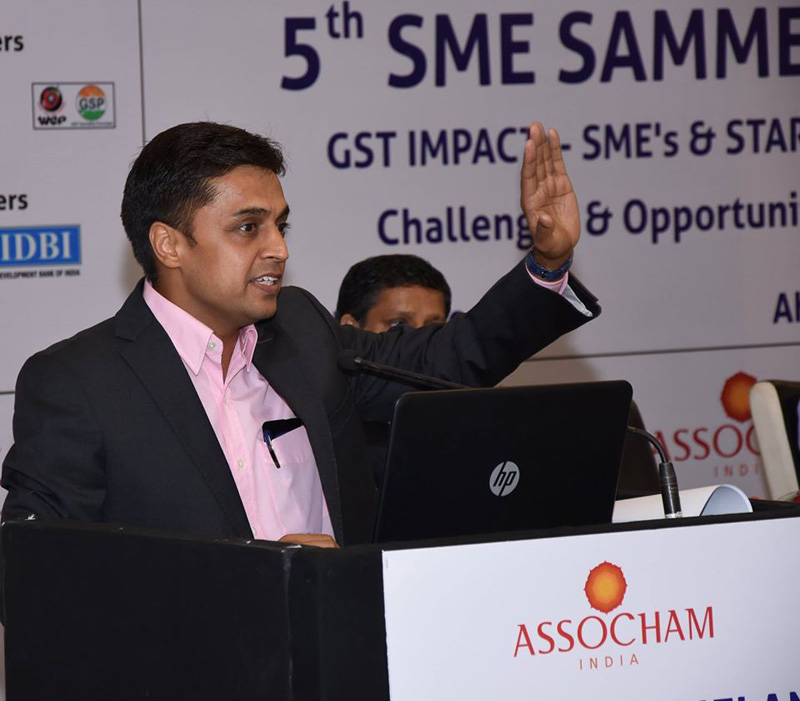 5th ASSOCHAM SME Sammellan held in Hotel Metropole, Ahmedabad -29 July, 2017